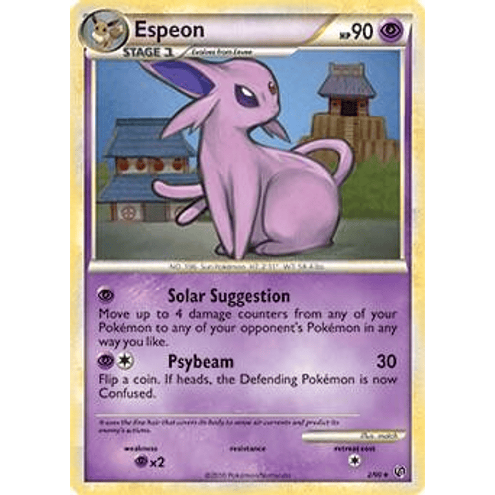 Espeon - 2/90 (HGSS Undaunted) #002 1
