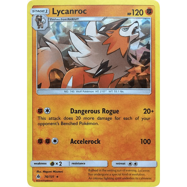 Lycanroc - 76/131 (SM Forbidden Light) #076 1