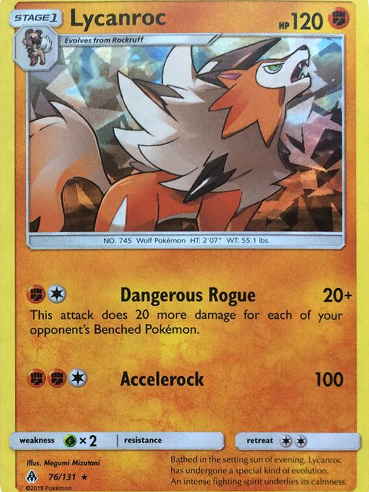 Lycanroc - 76/131 (SM Forbidden Light) #076 1
