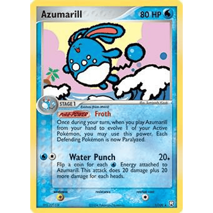 Azumarill - 1/109 (EX Team Rocket Returns) #001 1