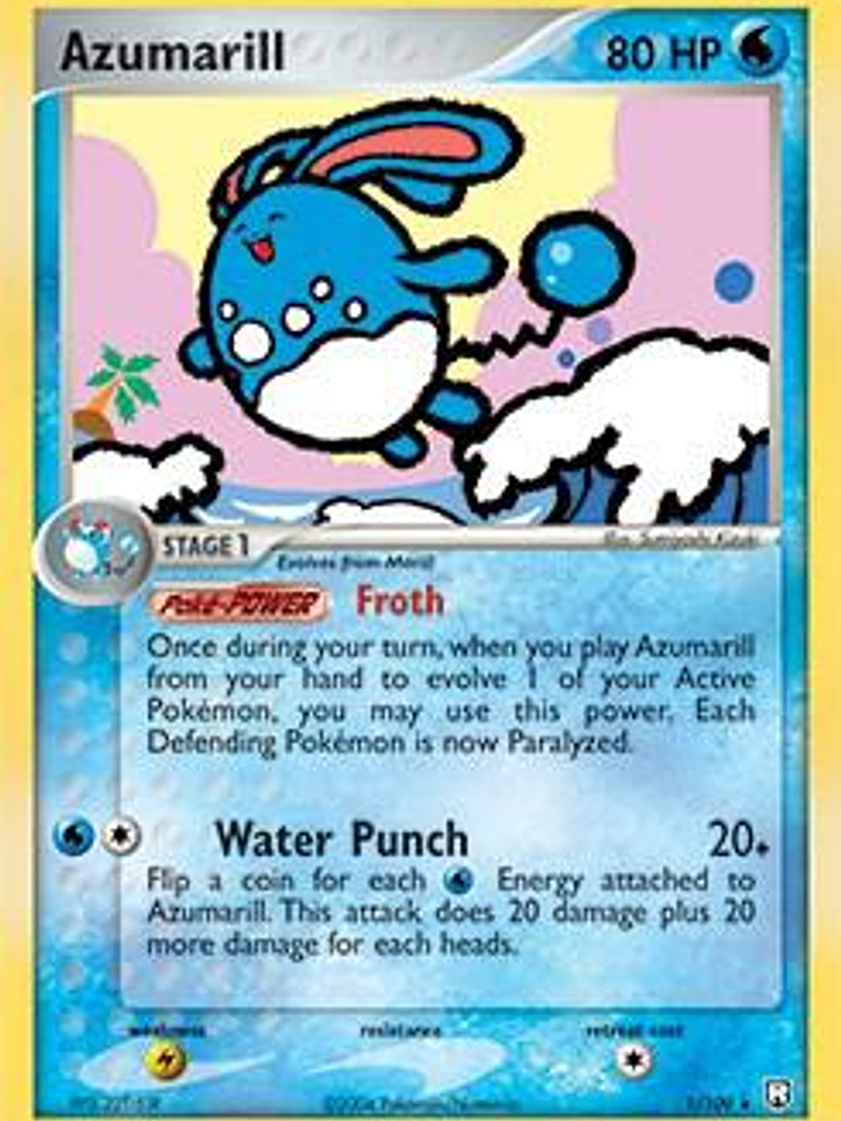 Azumarill - 1/109 (EX Team Rocket Returns) #001 1