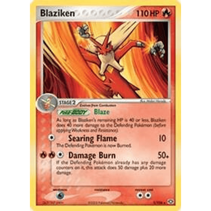 Blaziken - 1/106 (EX Emerald) #001 1