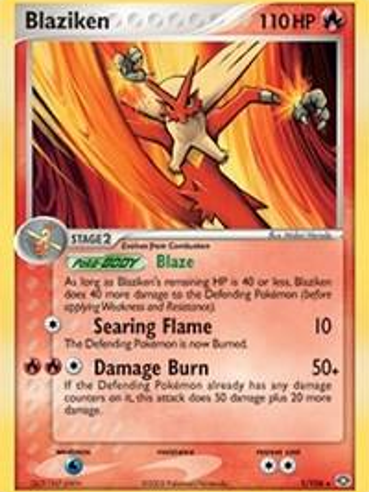 Blaziken - 1/106 (EX Emerald) #001 1