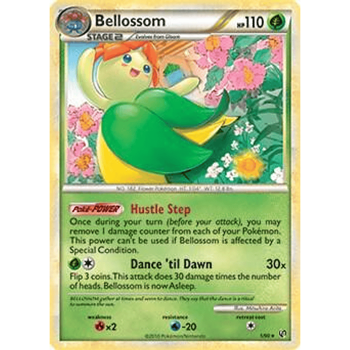 Bellossom - 1/90 (HGSS Undaunted) #001 1