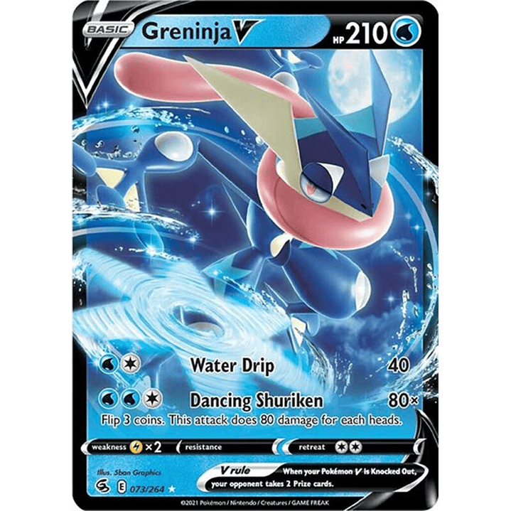 Greninja V - 073/264 (Non-Holo) #073 1