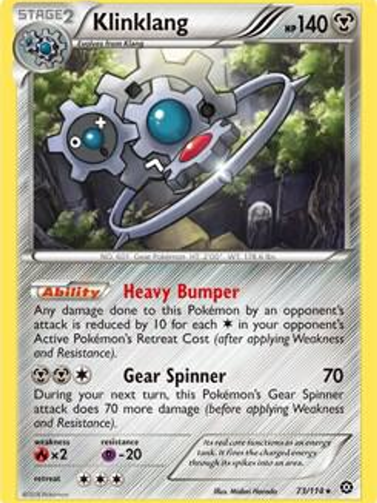 Klinklang - 73/114 (XY Steam Siege) #073 1