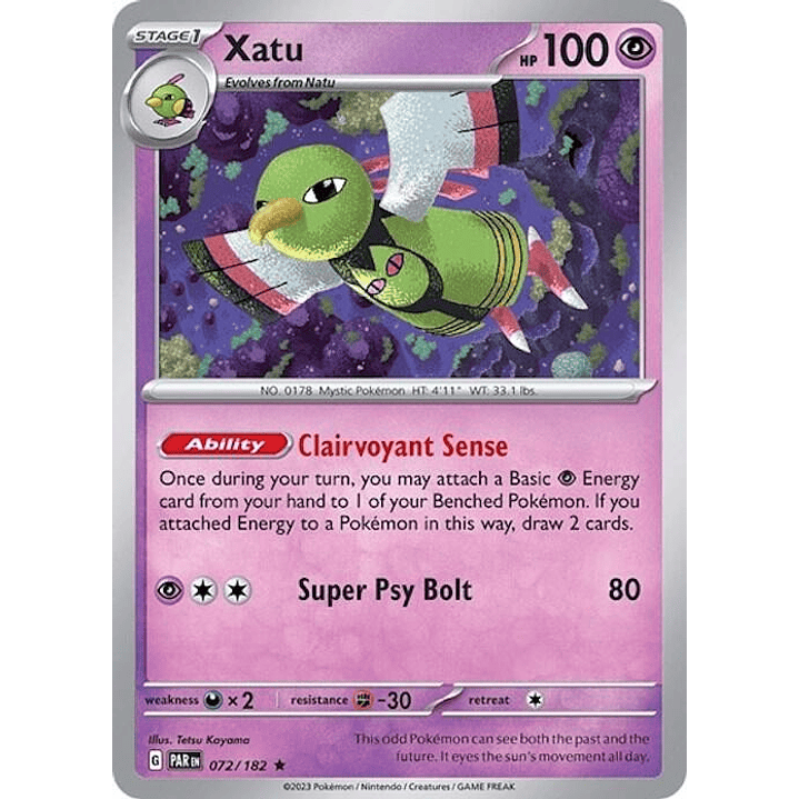 Xatu - 072/182 (Non-Holo) #072 1