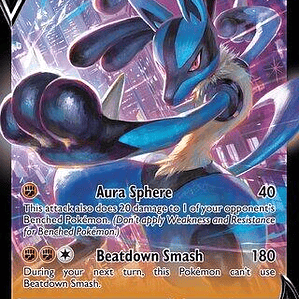 Lucario V (Non-Holo) #27