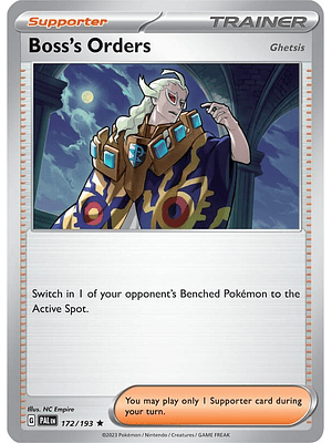 Boss's Orders (No Holo) #172