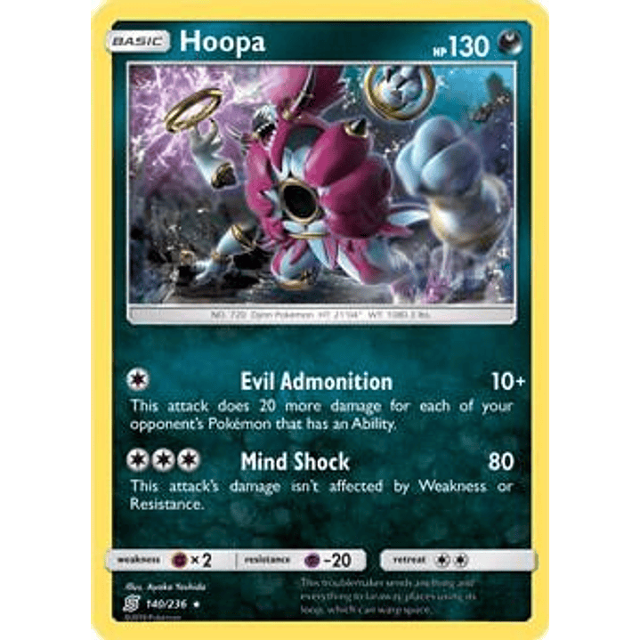 Hoopa - 140/236 (SM Unified Minds) #140 1