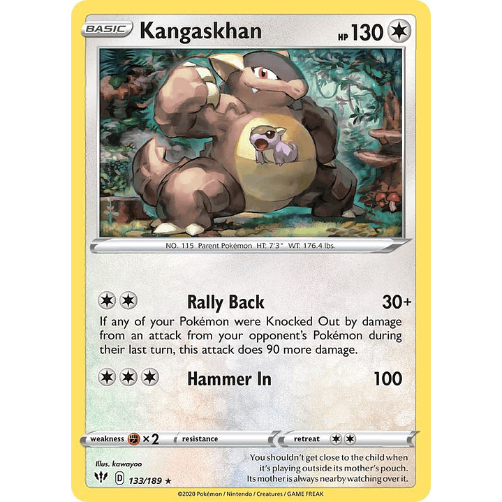 Kangaskhan - 133/189 #133 1