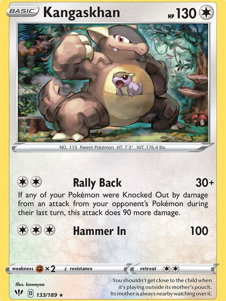 Kangaskhan - 133/189 #133 1