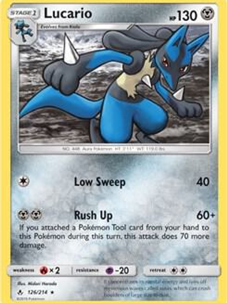 Lucario - 126/214 (SM Unbroken Bonds) #126 1