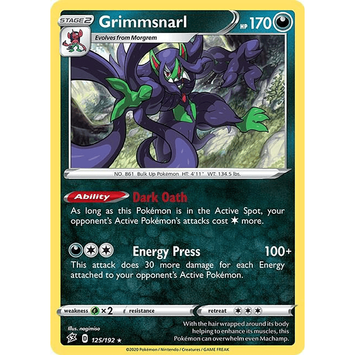 Grimmsnarl - 125/192 #125 1