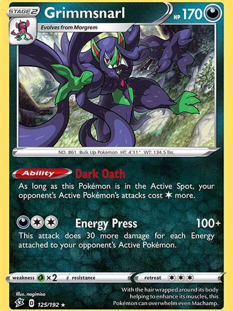 Grimmsnarl - 125/192 #125 1