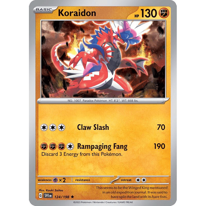 Koraidon - 124/198 #124 1
