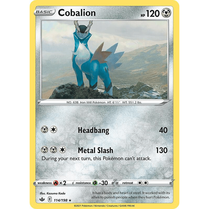 Cobalion - 114/198 #114 1