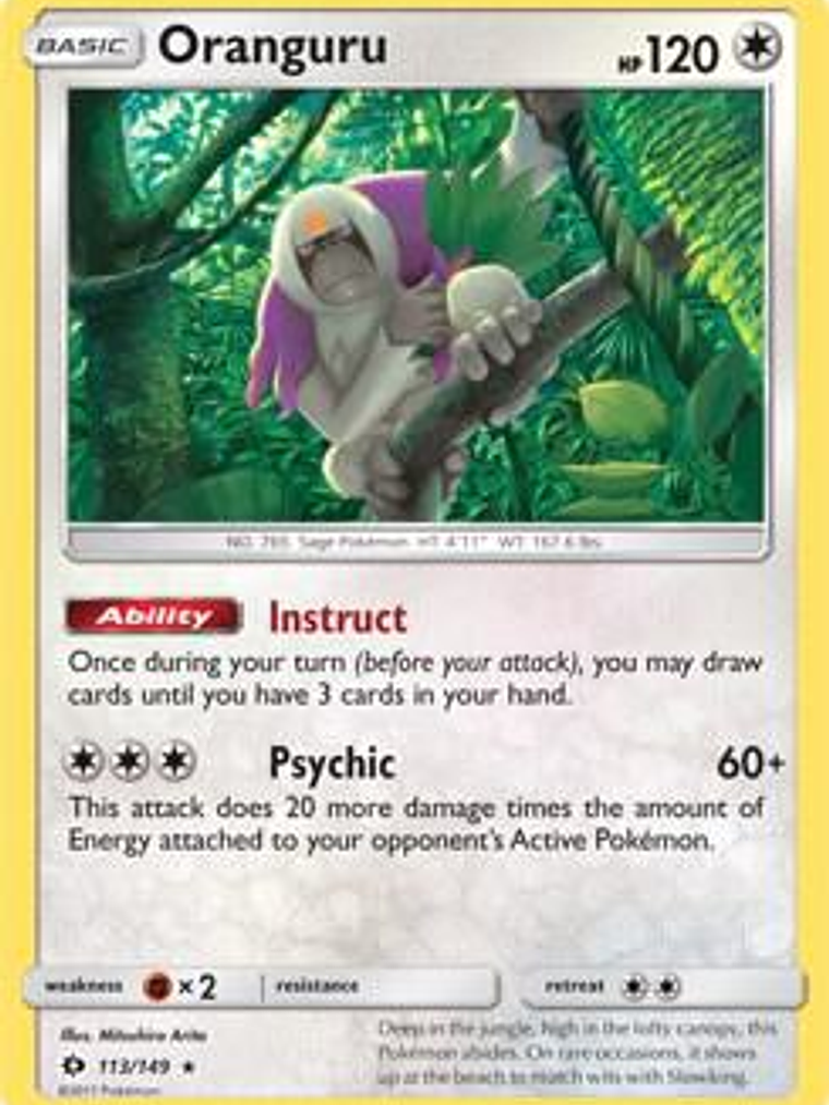 Oranguru - 113/149 (SM Base Set) #113 1