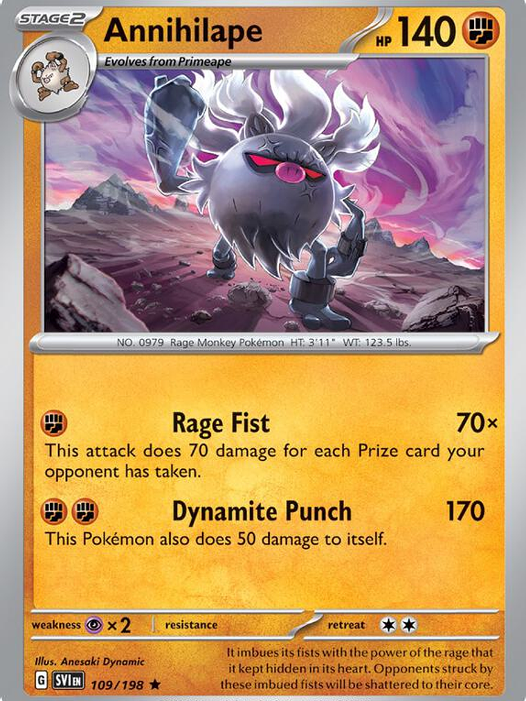 Annihilape - 109/198 #109 1