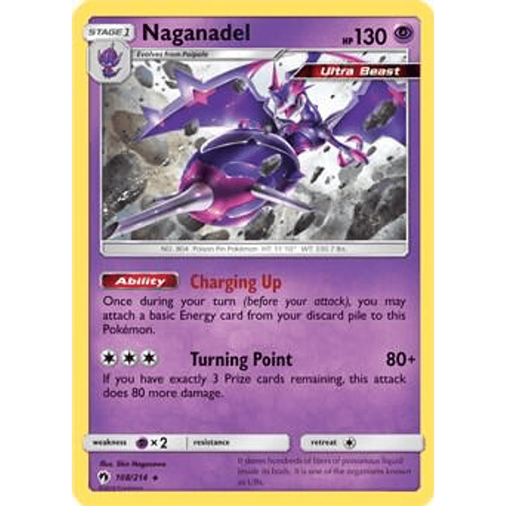 Naganadel - 108/214 (SM Lost Thunder) #108 1