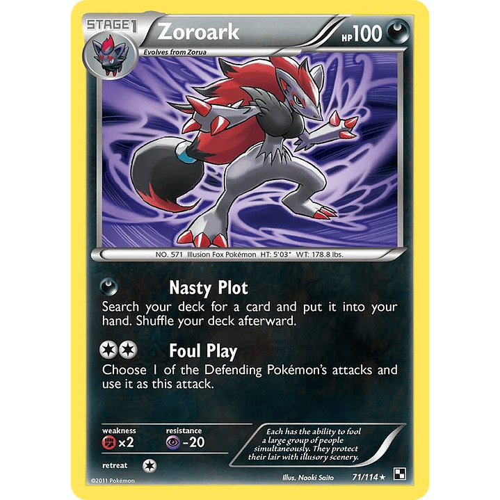 Zoroark - 71/114 #071 1