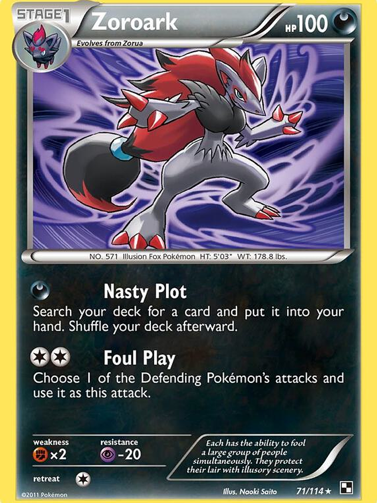 Zoroark - 71/114 #071 1