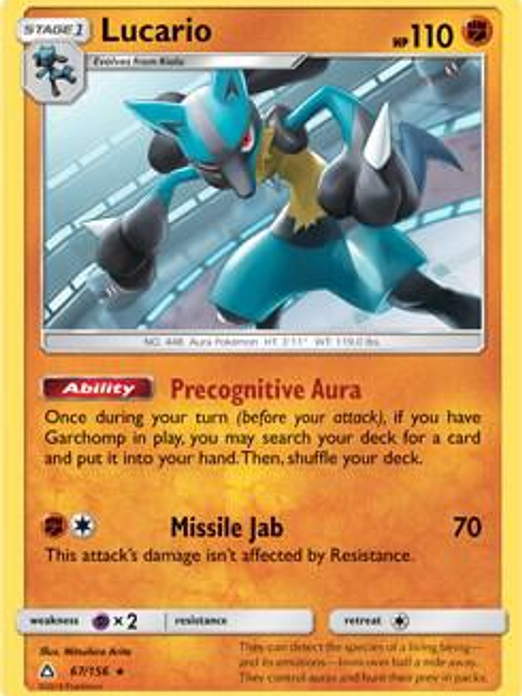 Lucario - 67/156 (SM Ultra Prism) #067 1