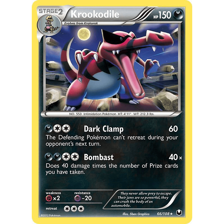 Krookodile - 66/108 #066 1