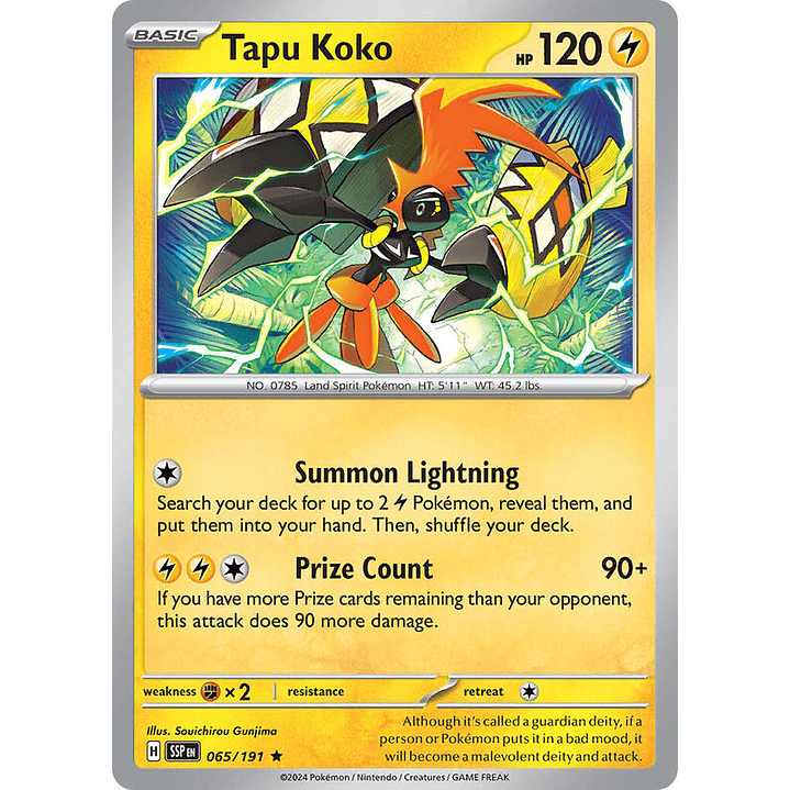 Tapu Koko - 065/191 #065 1