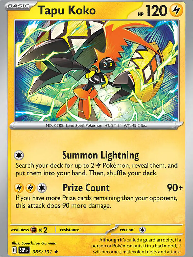 Tapu Koko - 065/191 #065 1