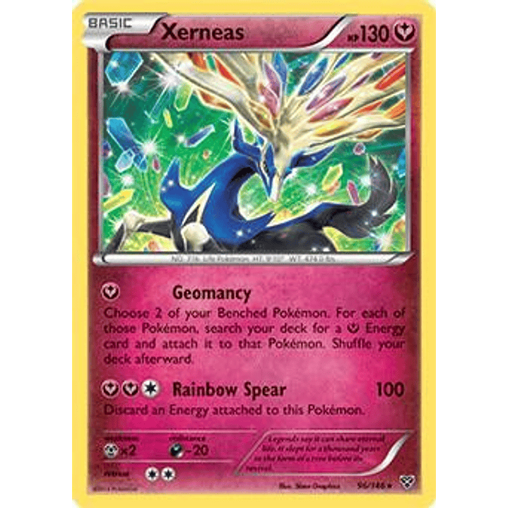Xerneas - 96/146 (Cracked Ice Holo) #096 1