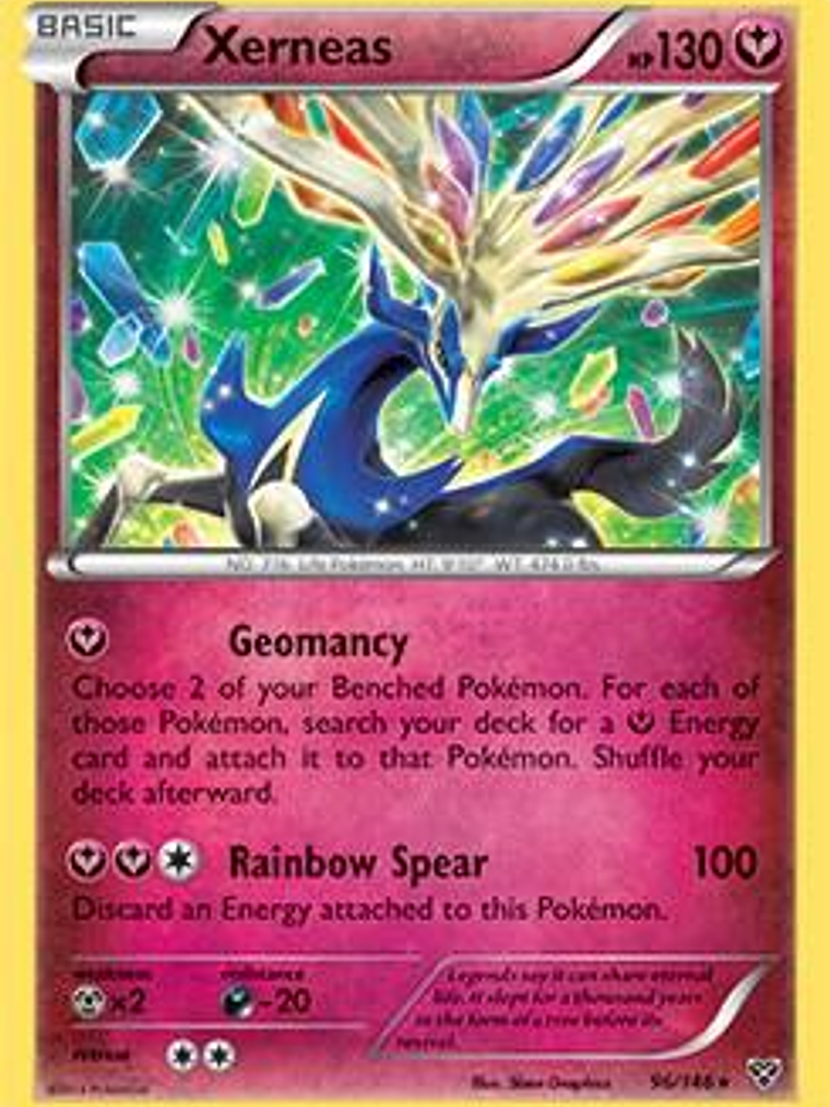 Xerneas - 96/146 (Cracked Ice Holo) #096 1