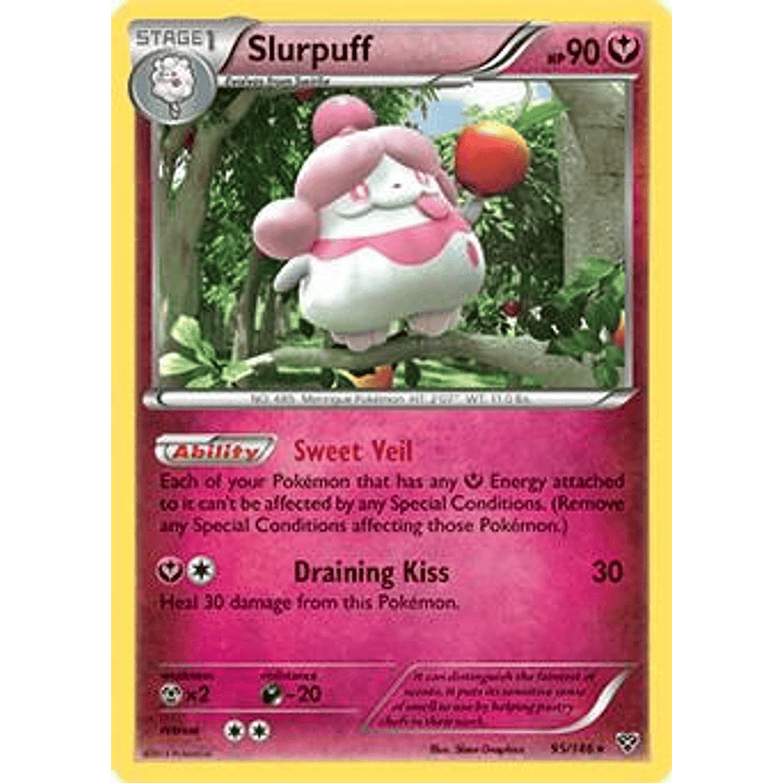 Slurpuff - 95/146 (XY Base Set) #095 1