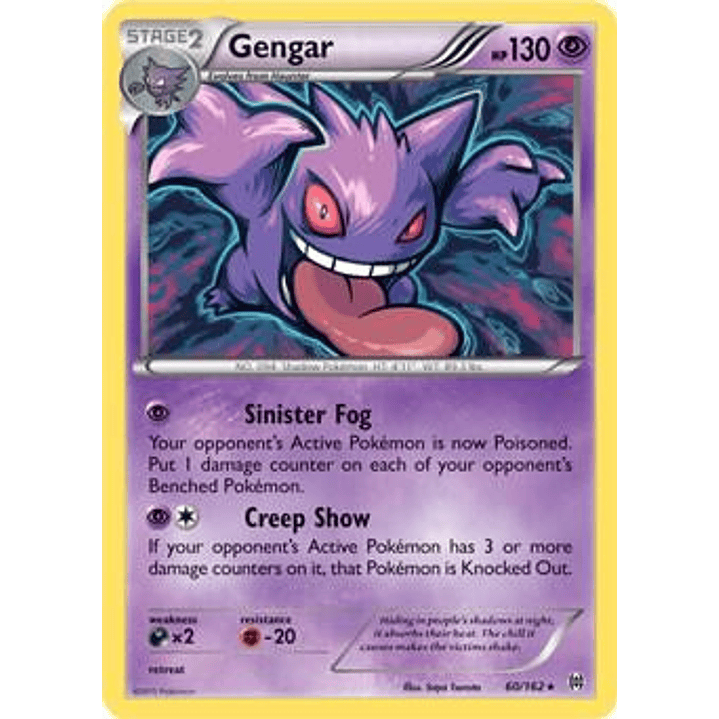 Gengar - 60/162 (XY BREAKthrough) #060 1
