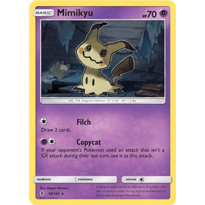 Mimikyu - 58/145 (SM Guardians Rising) #058 1