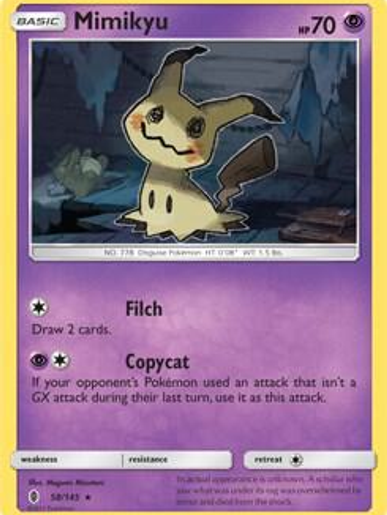 Mimikyu - 58/145 (SM Guardians Rising) #058 1