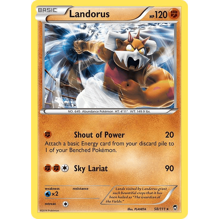Landorus - 58/111 #058 1
