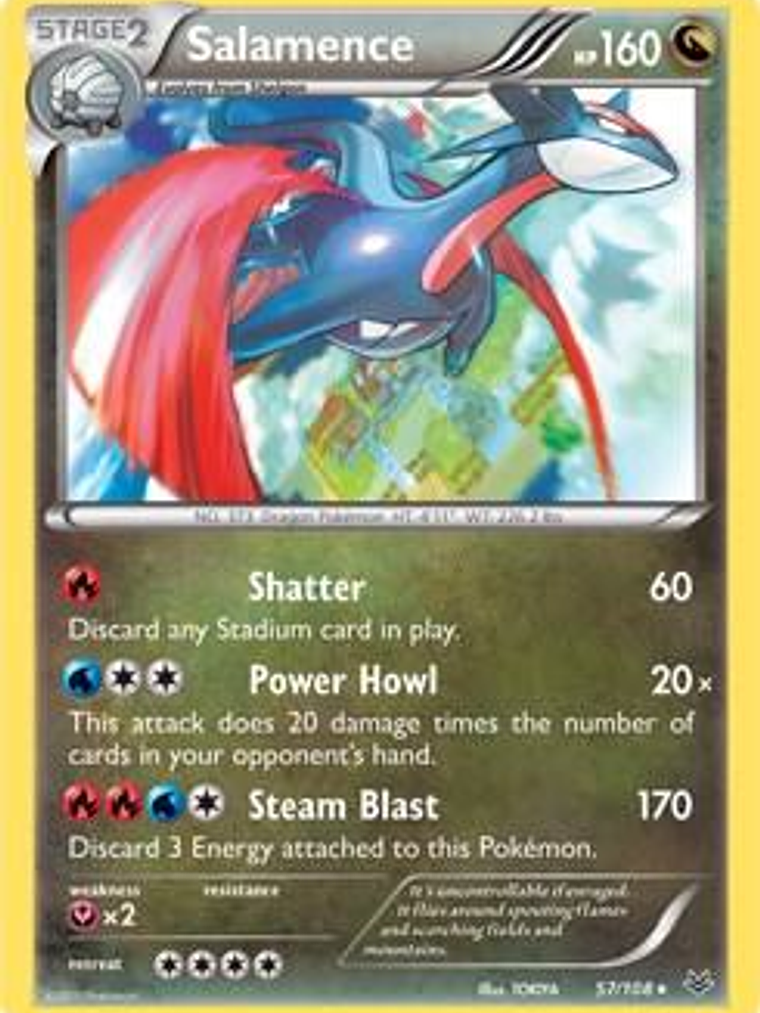 Salamence - 57/108 #057 1