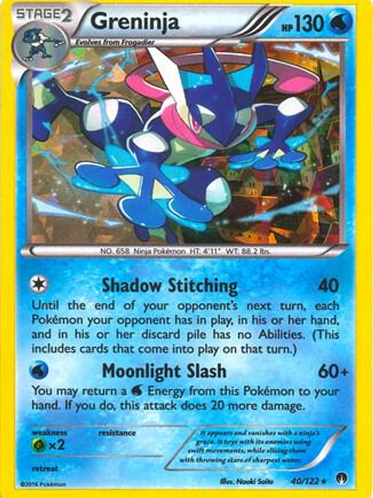 Greninja - 40/122 (XY BREAKpoint) #040 1