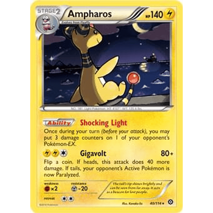 Ampharos - 40/114 (XY Steam Siege) #040 1