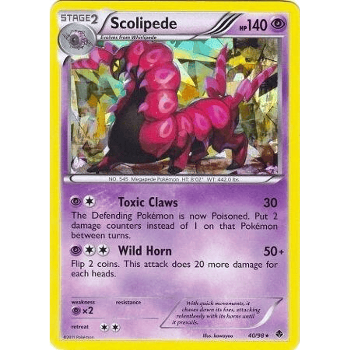 Scolipede - 40/98 (BW Emerging Powers) #040 1