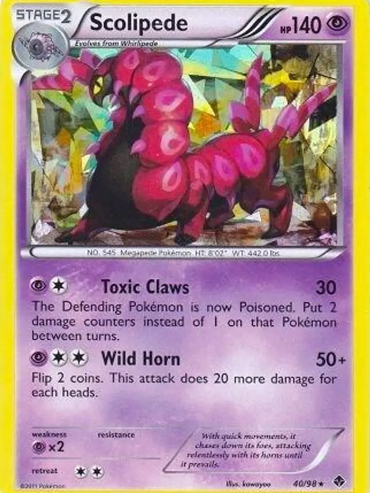 Scolipede - 40/98 (BW Emerging Powers) #040 1