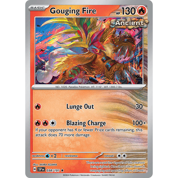 Gouging Fire - 038/191 #038 1