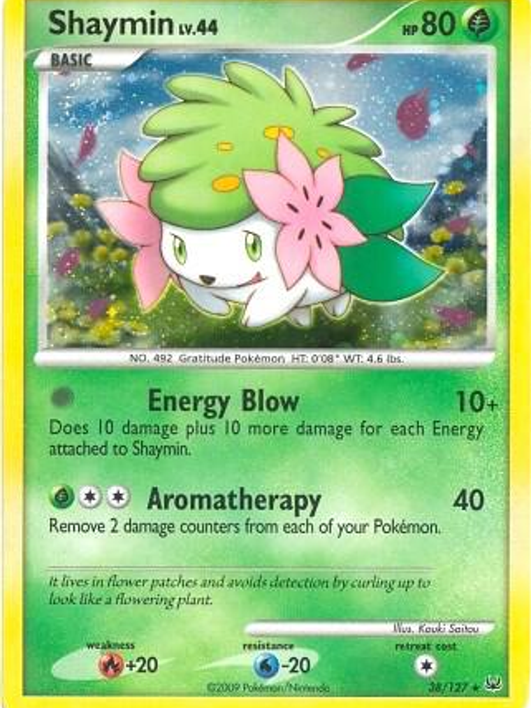 Shaymin - 38/127 (DPPt Platinum) #038 1