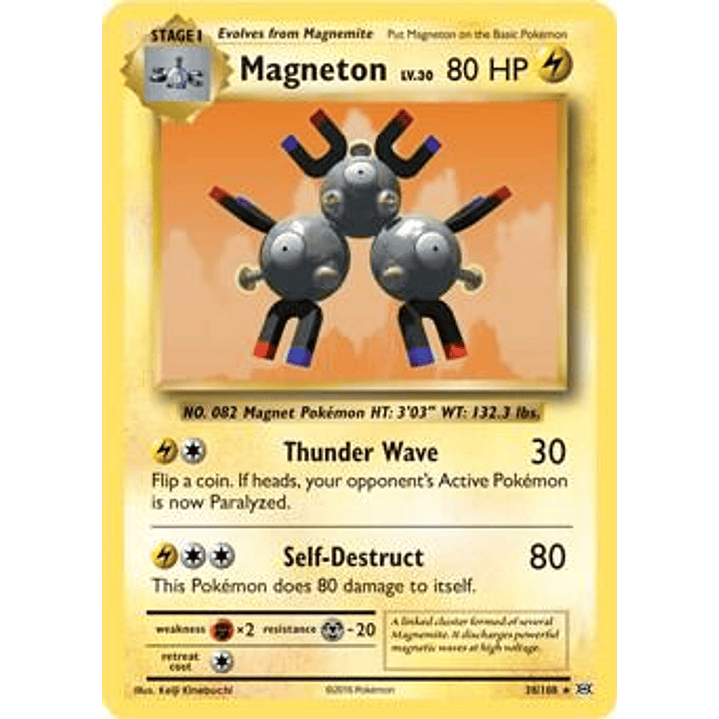 Magneton - 38/108 (XY Evolutions) #038 1