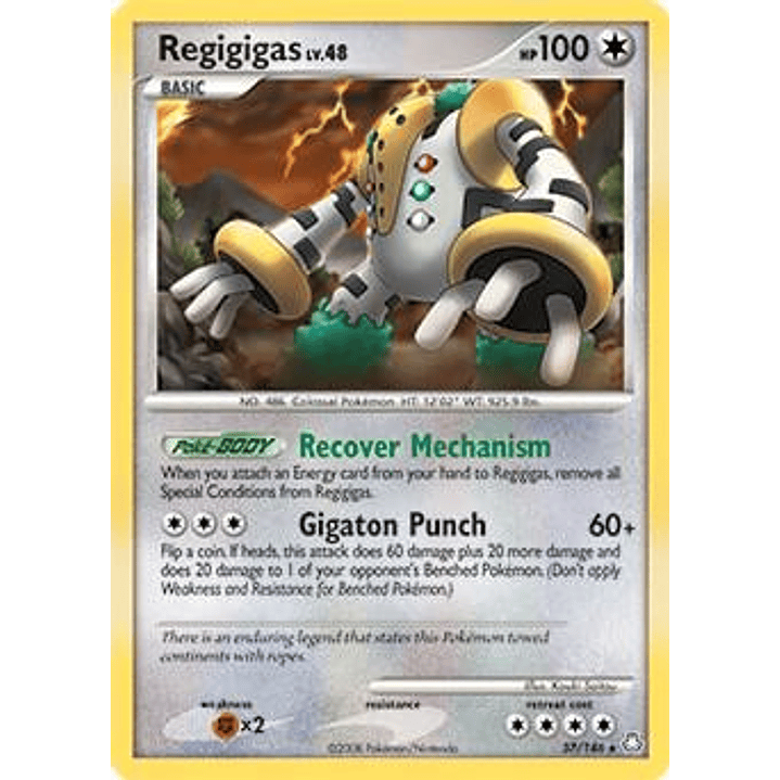 Regigigas - 37/146 (DP Legends Awakened) #037 1