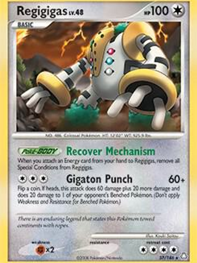 Regigigas - 37/146 (DP Legends Awakened) #037 1