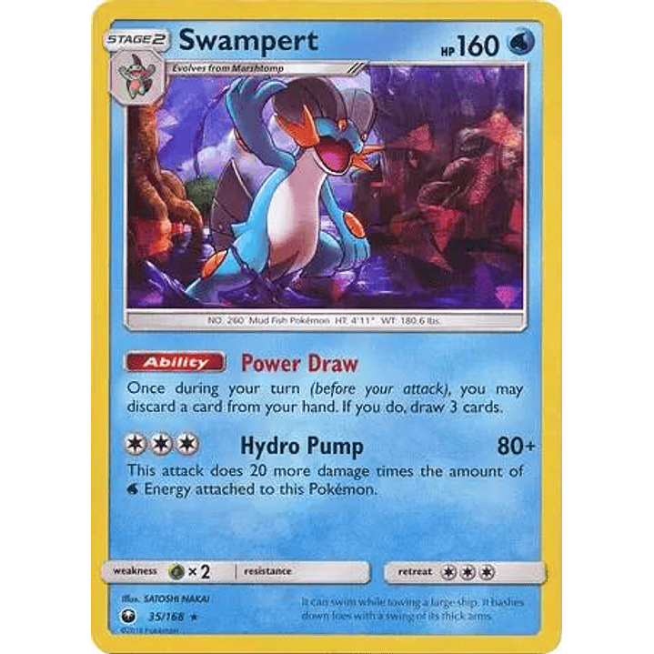Swampert - 35/168 (SM Celestial Storm) #035 1