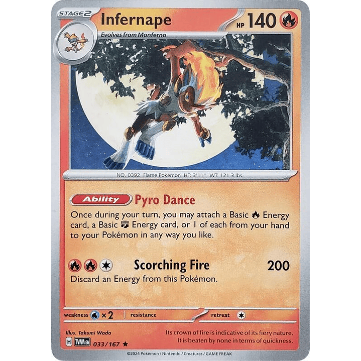 Infernape - 033/167 #033 1