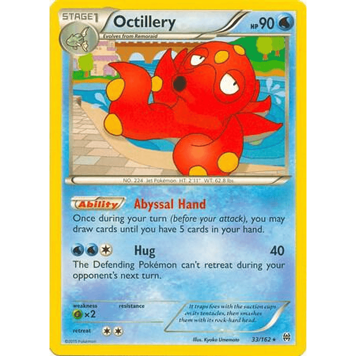 Octillery - 33/162 (XY Breakthrough) #033 1